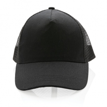 Logo trade promotional items image of: Impact AWARE™ Brushed rcotton 5 panel trucker cap 190gr
