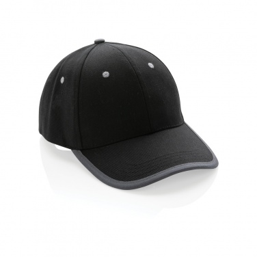 Logo trade promotional items image of: Impact AWARE™ Brushed rcotton 6 panel contrast cap 280gr