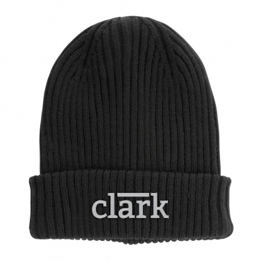 Logo trade advertising products image of: Impact AWARE™  Polylana® double knitted beanie