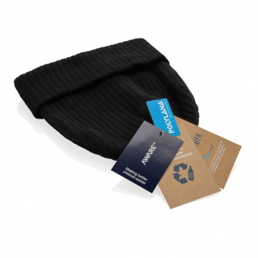 Logotrade corporate gift image of: Pryor AWARE™ Polylana® beanie with cuff