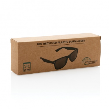 Logo trade promotional items picture of: GRS recycled PC plastic sunglasses