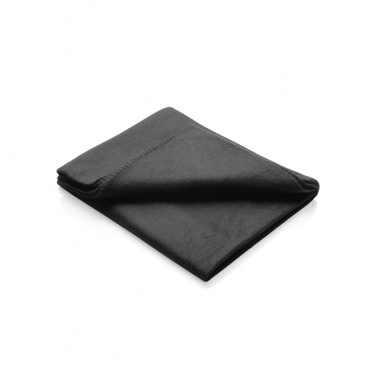 Logo trade advertising products image of: Fleece blanket in pouch