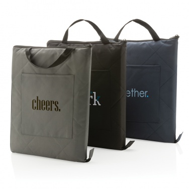Logo trade advertising products picture of: Impact Aware™ RPET foldable quilted picnic blanket