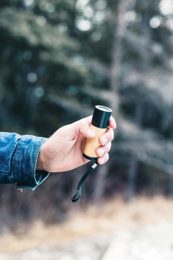 Logotrade promotional gifts photo of: Bamboo and RCS certfied recycled plastic torch