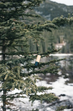 Logotrade promotional giveaway image of: Bamboo and RCS certfied recycled plastic torch