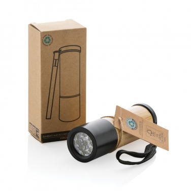 Logotrade promotional giveaway picture of: Bamboo and RCS certfied recycled plastic torch
