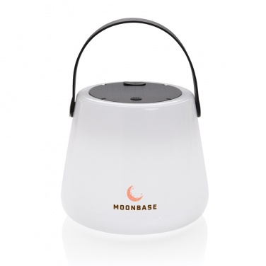 Logo trade advertising product photo of: SolarGlow RCS recycled ABS USB-rechargeable outdoor light