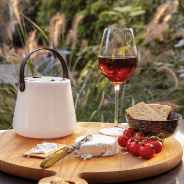 Logotrade promotional merchandise photo of: SolarGlow RCS recycled ABS USB-rechargeable outdoor light