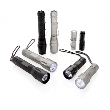 Logo trade promotional giveaway photo of: 3W pocket CREE torch