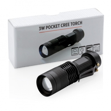 Logo trade advertising products picture of: 3W pocket CREE torch