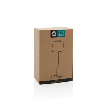 Logotrade promotional items photo of: Zenic RCS recycled plastic USB re-chargable table lamp