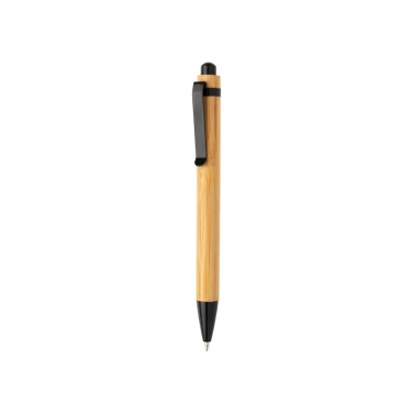 Logo trade promotional giveaways image of: Bamboo pen