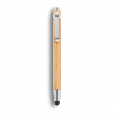 Logo trade promotional merchandise picture of: Bamboo stylus pen
