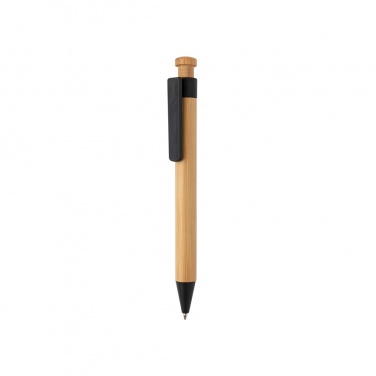 Logotrade promotional giveaway image of: Bamboo pen with wheatstraw clip