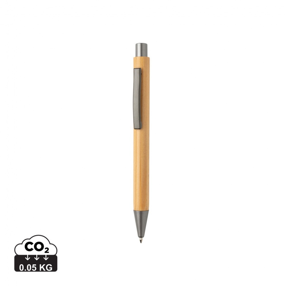 Logo trade advertising product photo of: Slim design bamboo pen