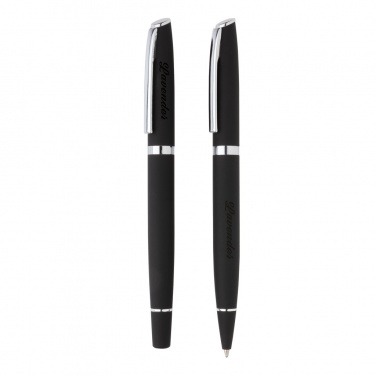 Logo trade promotional merchandise image of: Deluxe pen set