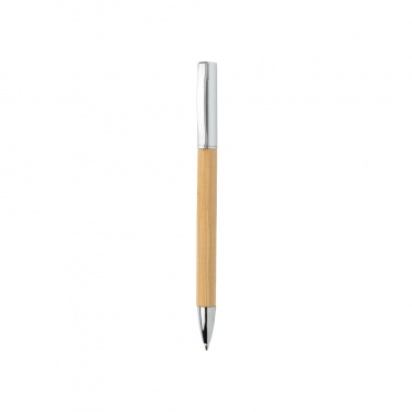 Logo trade advertising products image of: Modern bamboo pen