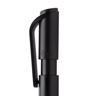Logo trade corporate gifts image of: TwistLock GRS certified recycled ABS pen