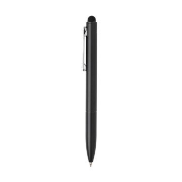 Logo trade advertising product photo of: Kymi RCS certified recycled aluminium pen with stylus