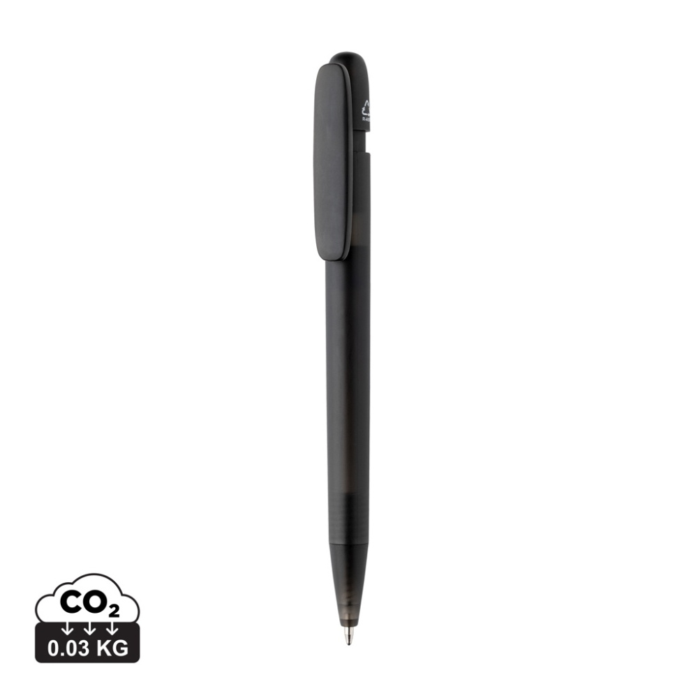 Logo trade promotional merchandise picture of: Devin GRS certified RABS pen transparent
