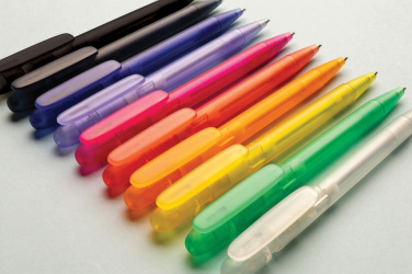 Logo trade advertising products image of: Devin GRS certified RABS pen transparent