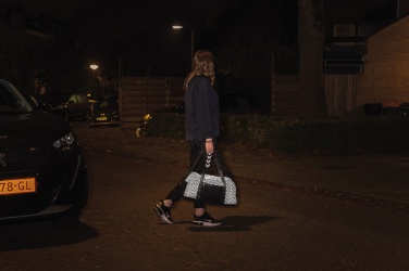 Logotrade corporate gift image of: AWARE™ RPET Reflective weekend bag