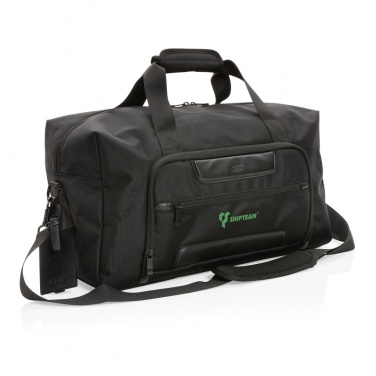 Logo trade corporate gifts picture of: Swiss Peak AWARE™ RPET Voyager weekend bag