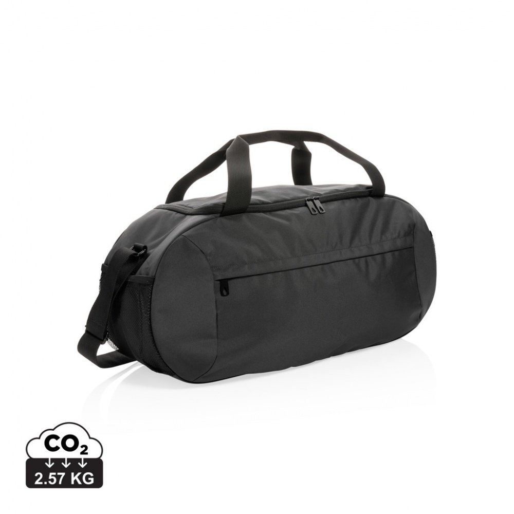 Logotrade promotional item picture of: Impact AWARE™ RPET modern sports duffel