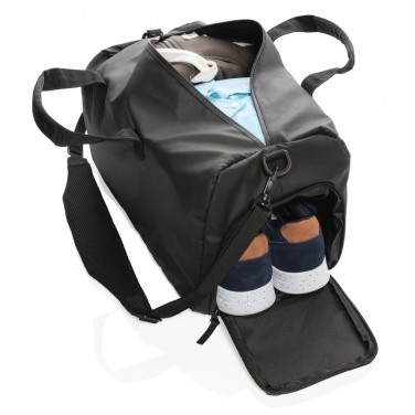 Logotrade promotional product image of: Fashion black weekend bag PVC free