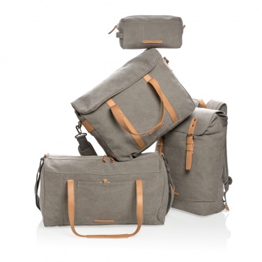 Logotrade business gift image of: Canvas laptop bag PVC free