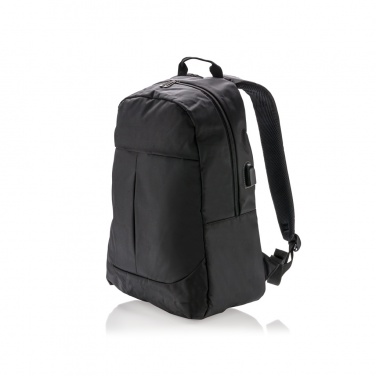 Logotrade business gift image of: Power USB laptop backpack