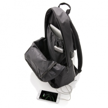 Logotrade promotional merchandise image of: Power USB laptop backpack