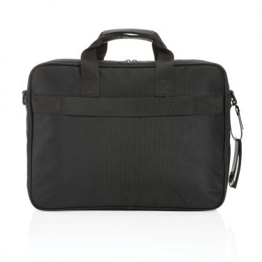 Logo trade promotional merchandise photo of: Swiss Peak AWARE™ RPET Voyager 15.6" laptop bag