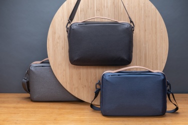 Logo trade promotional products image of: Impact AWARE™ 300D two tone deluxe 15.6" laptop bag