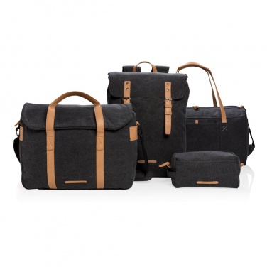 Logo trade promotional gift photo of: Canvas laptop backpack PVC free