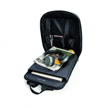 Logotrade promotional giveaway picture of: Madrid anti-theft RFID USB laptop backpack PVC free