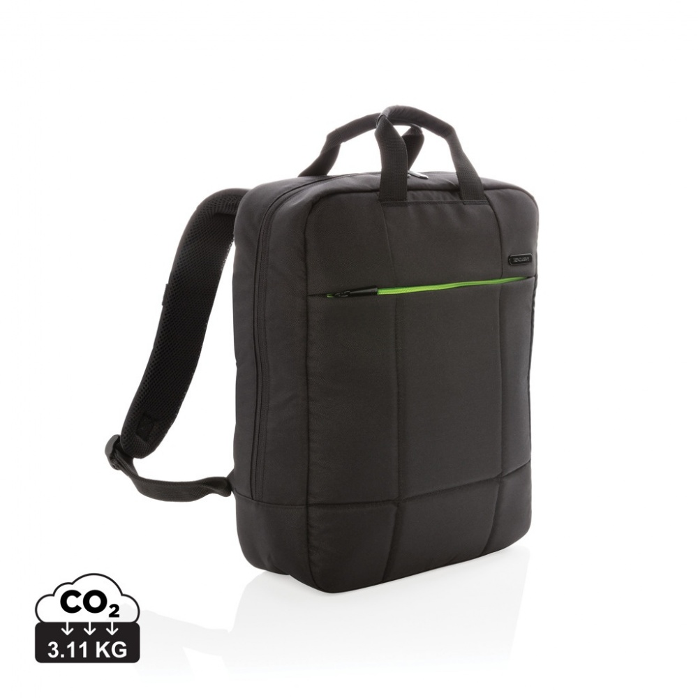 Logo trade promotional giveaways image of: Soho business RPET 15.6" laptop backpack PVC free