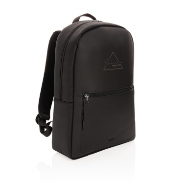 Logotrade promotional gift picture of: Swiss Peak deluxe PU laptop backpack PVC free