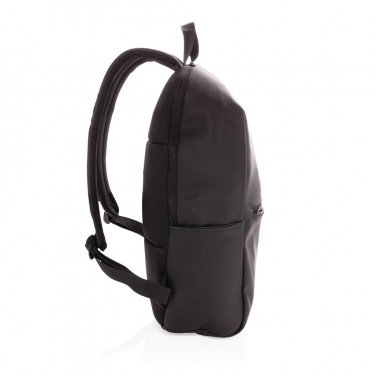 Logotrade promotional giveaway image of: Smooth PU 15.6"laptop backpack