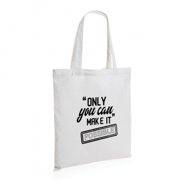Logotrade promotional giveaways photo of: Impact AWARE™ Recycled cotton tote 145g