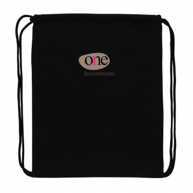 Logotrade promotional giveaways photo of: Impact AWARE™ recycled cotton drawstring backpack 145g
