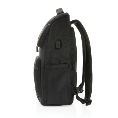 Logotrade promotional merchandise picture of: Swiss Peak AWARE™ RPET Voyager 15.6" laptop backpack