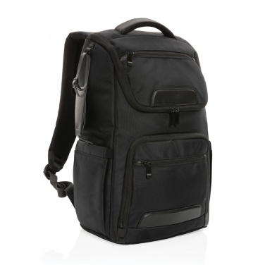 Logotrade corporate gift image of: Swiss Peak AWARE™ RPET Voyager 15.6" laptop backpack