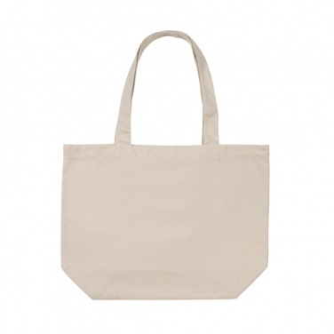 Logotrade promotional giveaway image of: Impact Aware™ 240 gsm rcanvas shopper w/pocket undyed