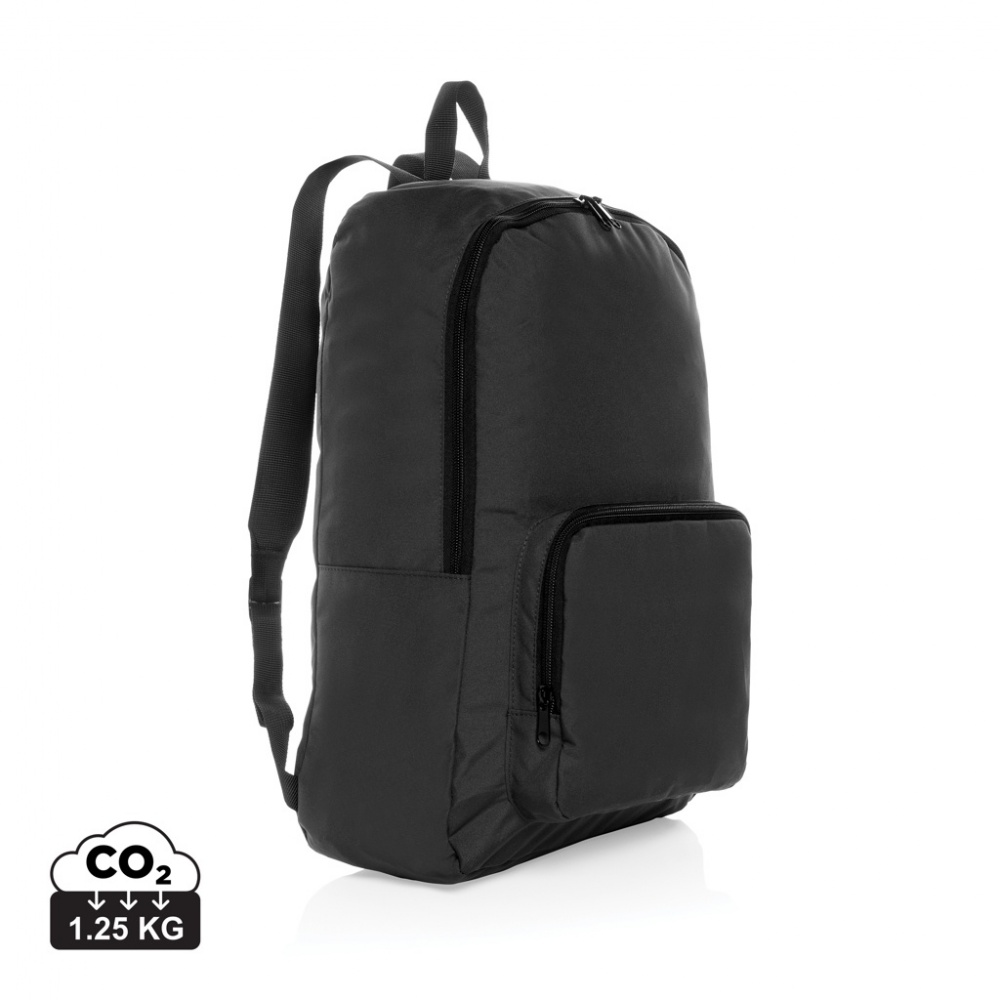 Logo trade promotional item photo of: Dillon AWARE™ RPET foldable classic backpack