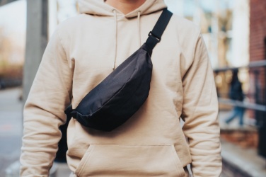 Logo trade advertising products picture of: Crescent AWARE™ RPET half moon sling bag