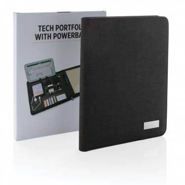 Logotrade promotional gift picture of: Tech portfolio with powerbank
