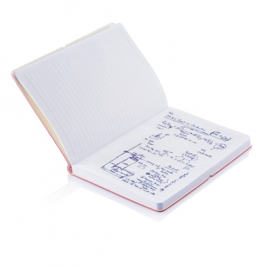 Logo trade promotional giveaways picture of: Deluxe softcover A5 notebook