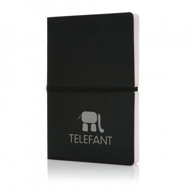 Logo trade promotional item photo of: Deluxe softcover A5 notebook