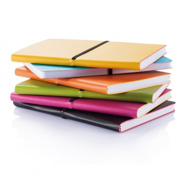 Logo trade advertising products image of: Deluxe softcover A5 notebook